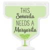 Roadhouse Senorita Margarita diecut clear sticker