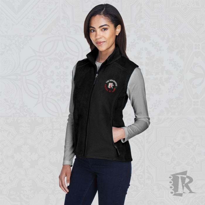 Ladies model fleece vest