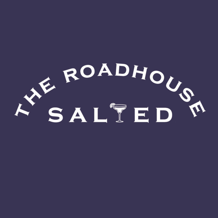 Roadhouse Salted white logo design